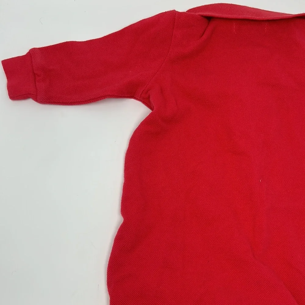 Ralph Lauren Polo Red Long Sleeve Collared Pant Outfit Size 3 Months